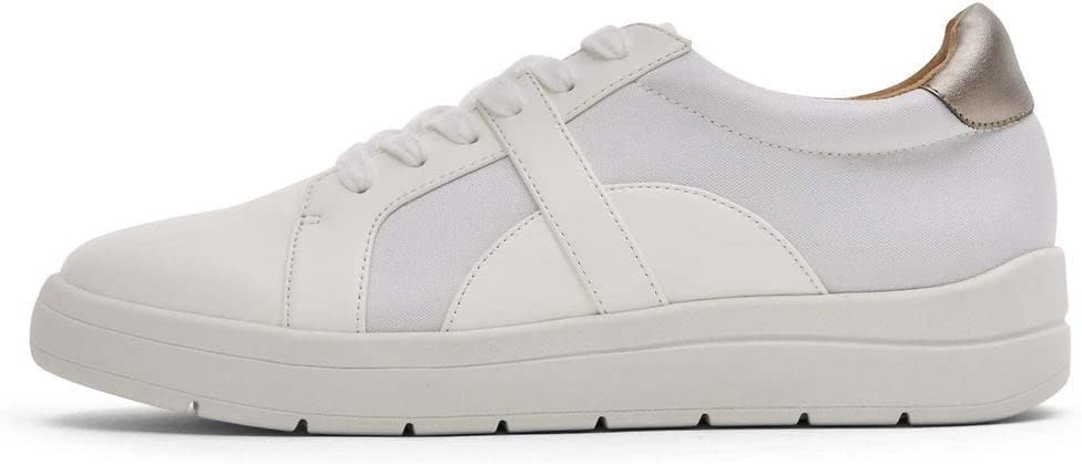 Rockport mens Truflex Navya Circle Lace oxfords shoes, White, 11 US