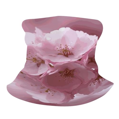Braga de Cuello a Prueba de Viento, Mascarilla Facial Transpirable, Cobertura Facial de Flores de Cerezo, Protección Solar, Máscara Antipolvo, Balaclava Bandana para Mujeres y Hombres para Senderismo y Pesca miniatura 2