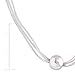 Silpada 'Thoreau' Multi-Strand Bead Necklace in Sterling Silver, 16''