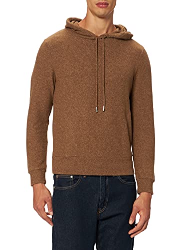 Herrlicher Damen Seri Jersey Brushed Kapuzenpullover, Brown Melange 178, XS EU Cover