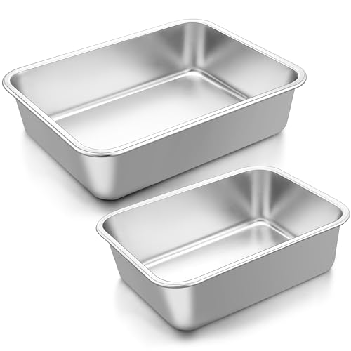 Onader Lasagna Pan 3 Inch Deep Baking Pans for Oven Stainles
