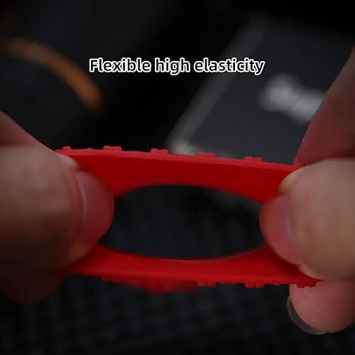 Miniatura 4 de WAYUTO Juego de 9 bandas profesionales de silicona para cortar el cabello, mangas cortadoras de pelo, bandas para recortar el cabello, accesorios