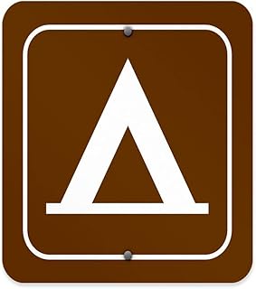 Creative Tin Campground Recreation Funny Novelty Metal Sign Retro Wall Decor for Home, Gate, Garden, Bars, Restaurants, Cafes, Office, Store, Pubs, Club - 8x12 inch