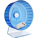✔ Verstellbare Höhenhalterung: stabiler und fester, Kleintier-Übungsräder sind leicht zugänglich, Sie können die Höhe der Lauftrommel des Hamsterrads und Rennmäuse einstellen. Das solide Basis-Design bringt Ihren Komfort.