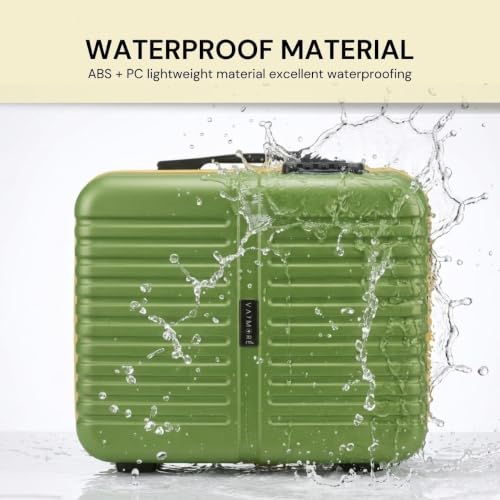Image of VALMORE Valmore AeroVault 13 Hardshell Laptop Bag for 13-Inch MacBook, Polycarbonate Hard Case with Lock, Premium Cushioned Interior, Trolley Sleeve