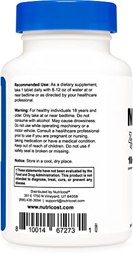 Nutricost Melatonin 10mg - Image 3