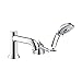 Talis C Single Handle Roman Tub Faucet Trim with Hand Shower Finish: Chrome