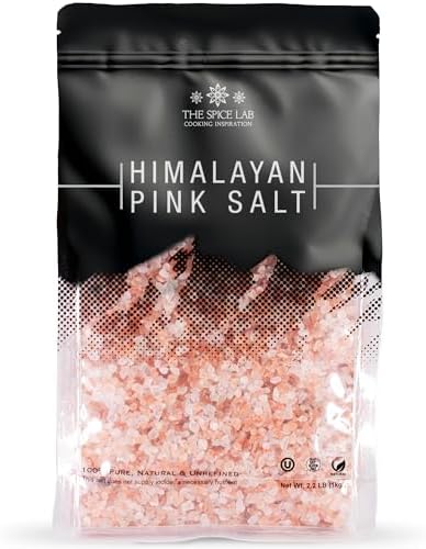 The Spice Lab Pink Himalayan Salt, Coarse, 2.2 lb / 1 Kilo