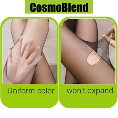 Image of 2PCS Women's Sheer Tights, 15D ultra-thin Rip Resistant Pantyhose Nude /black Indestructible stockings