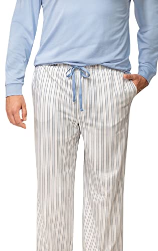 PajamaGram Men Pajamas Sets - Cozy 100% Cotton Pajamas for Men, Knit Long Sleeve Pajama Set for Men, Pijamas Para Hombres4
