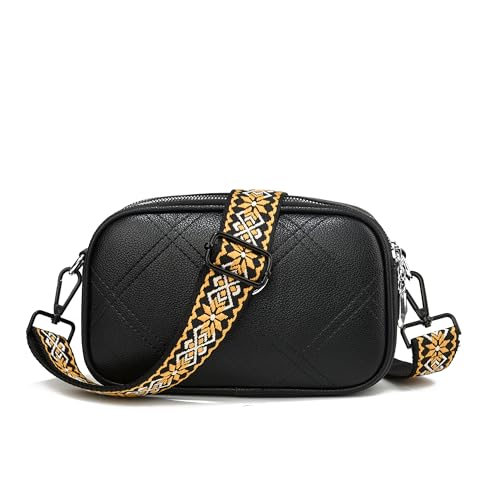 Image of Crossbody Straps for Purses Silver Hardware Purse Strap Wide Shoulder Strap Adjustable Replacement