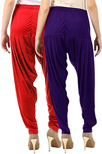 Image of Buy That Trendz Womens Patiala Pants Cotton Viscose Patiyala Salwar Harem Bottoms Pants