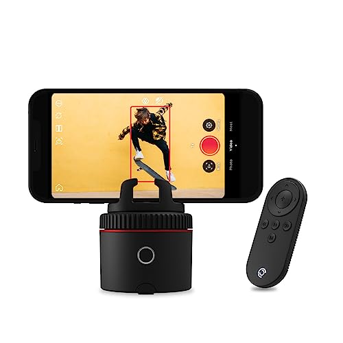 Pivo Classic Support de Téléphone Intelligent, Suivi Automatique Smart Tracker, Rotation à 360° pour Vidéo, Youtube avec Télécommande