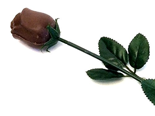 Valentine Gift Purple Foiled Belgian Milk Chocolate Color Splash Long Stem Rose Bouquet - Pack Of 20 #TOP5