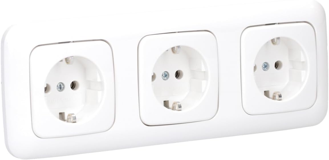 3 x sockets, 1 x frame 3 sockets