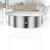 𝗦𝗶𝗰𝗵𝗲𝗿 𝗦𝘁𝗶𝗹𝗹𝗹𝗲𝗴𝗲𝗻: Mit dem Kaminlochdeckel lassen sich Öffnungen, Rohre und Löcher im Haus über einen längeren Zeitraum sicher abdecken, Allseitiger Verschluss! Es gibt eine schicht des schutzfilms oben im produkt, Bitte entfernen Sie die Schutzfolie vor dem Gebrauch.