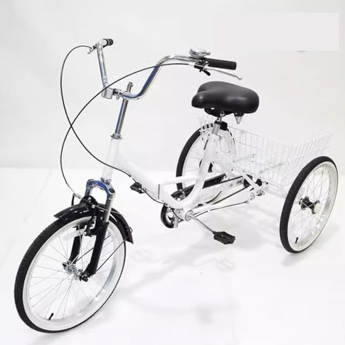 Triciclo Plegable para Adultos, 20 Pulgadas miniatura 4