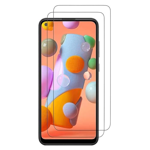 for Samsung Galaxy A11 Tempered Glass Screen Protector - [2 Pack] Tempered Glass Screen Protector Frontier Protective Protector Clear Cover for Samsung Galaxy A11