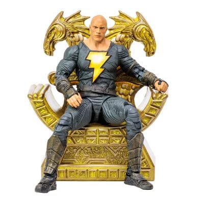 McFarlane Figura de Acción DC Black Adam Movie - Black Adam con Trono Multicolor TM15264 Cover