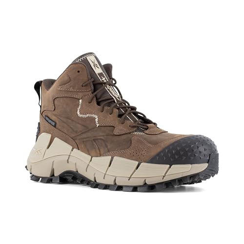 Reebok Work Mens Zig Kinetica Edge Ii Waterproof Composite Toe Work/Duty - Brown