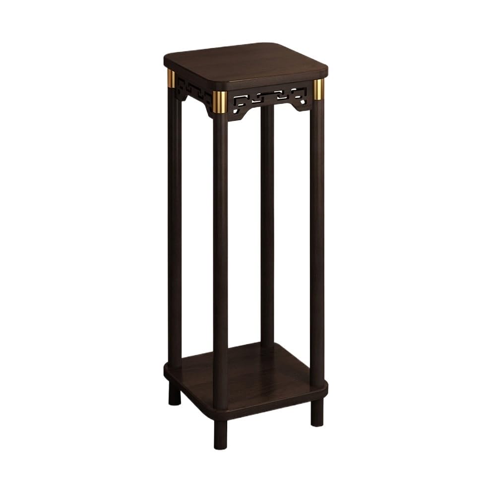 ZENY896V Mandir Altar Stand, Tall Square Wooden Pedestal shrine altar