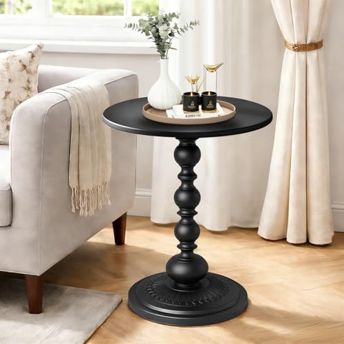 طاولة قهوة جانبية مستديرة، طاولة صغيرة لغرفة المعيشة، طاولة صغيرة عصرية بسيطة من الحديد المعدني للاستخدام الخارجي، طاولة قهوة خارجية مقاومة للصدا