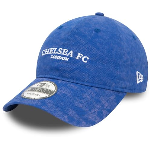 Casquette New Era 9Twenty Chelsea ajustable bleu royal en coton lavé homme