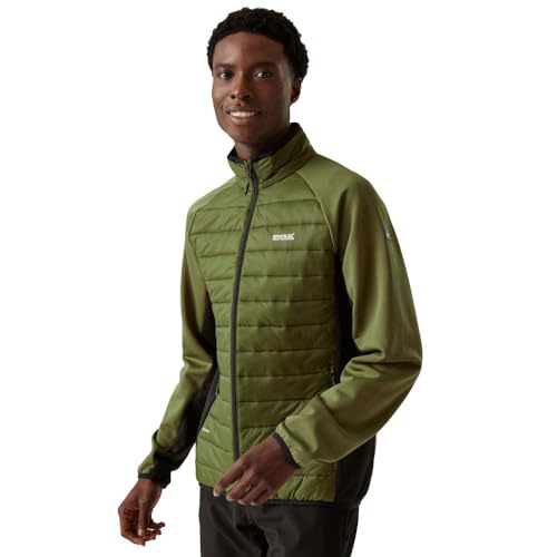 Regatta Mens Clumber IV Hybrid Padded Full Zip Jacket, Water Repellent & Lightweight - Perfect for Outdoors, Walking, Hiking & Camping