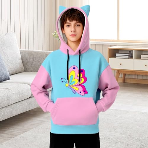 Sweat à capuche pour garçon avec oreilles de chat WWricotta - 2