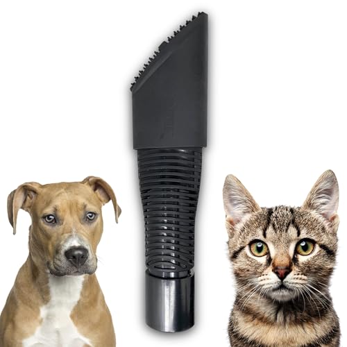 FUR-EEL Embout Aspirateur Poils Animaux | Brosse Universelle 32–38 mm avec Adaptateur | Atteint Les Coins Difficiles | Élimine Les Poils de Chien & Chat,...