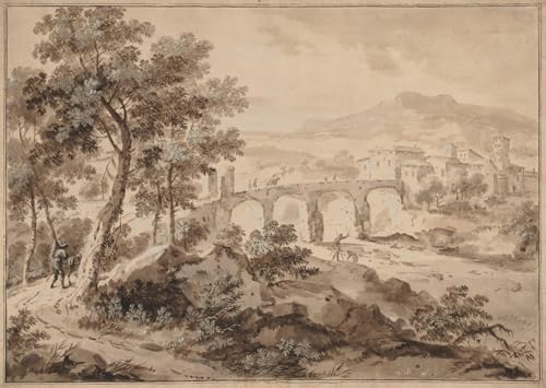 Tableau toile paysage Marco Ricci 60x90cm pour décoration murale