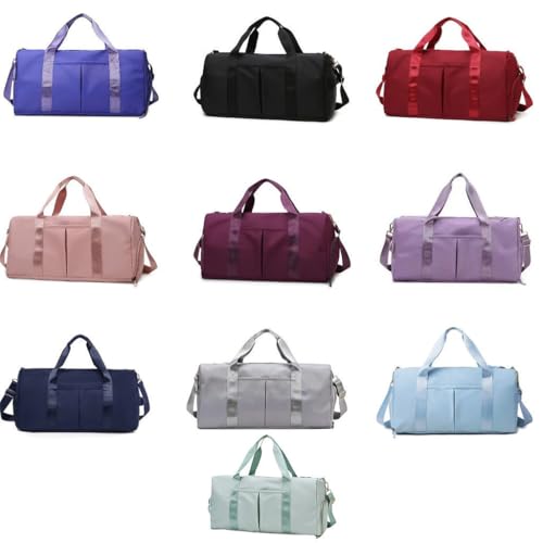 Bolsa Impermeável Grande Mala Viagem Esportiva Resistente para Academia,Yoga(Cor Aleatória)