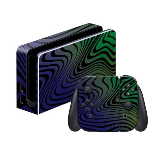 Image of Razer Console Skin: Switch - Full Wrap - Premium 3M Cast Vinyl - Scratch Protection - Unique Designs & Finishes - Easy Application - Twilight Ripple