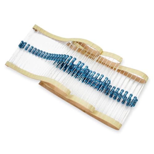Image of Innfeeltech 100 Pcs 1/2W 1% Tolerance 10 Ohm Metal Film Resistor Resistance for DIY Project and Experiments