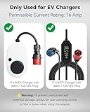 RamTouch Fly Lead Socket Converter (16A Schuko Plug to Red 5-Pin CEE Socket, 50cm, IP44, Max. 16A, 3G2.5mm²) - CEE Adapter for Portable EV Charger, Mobile Wallbox, and Mobile EV Charging Station - Image 4