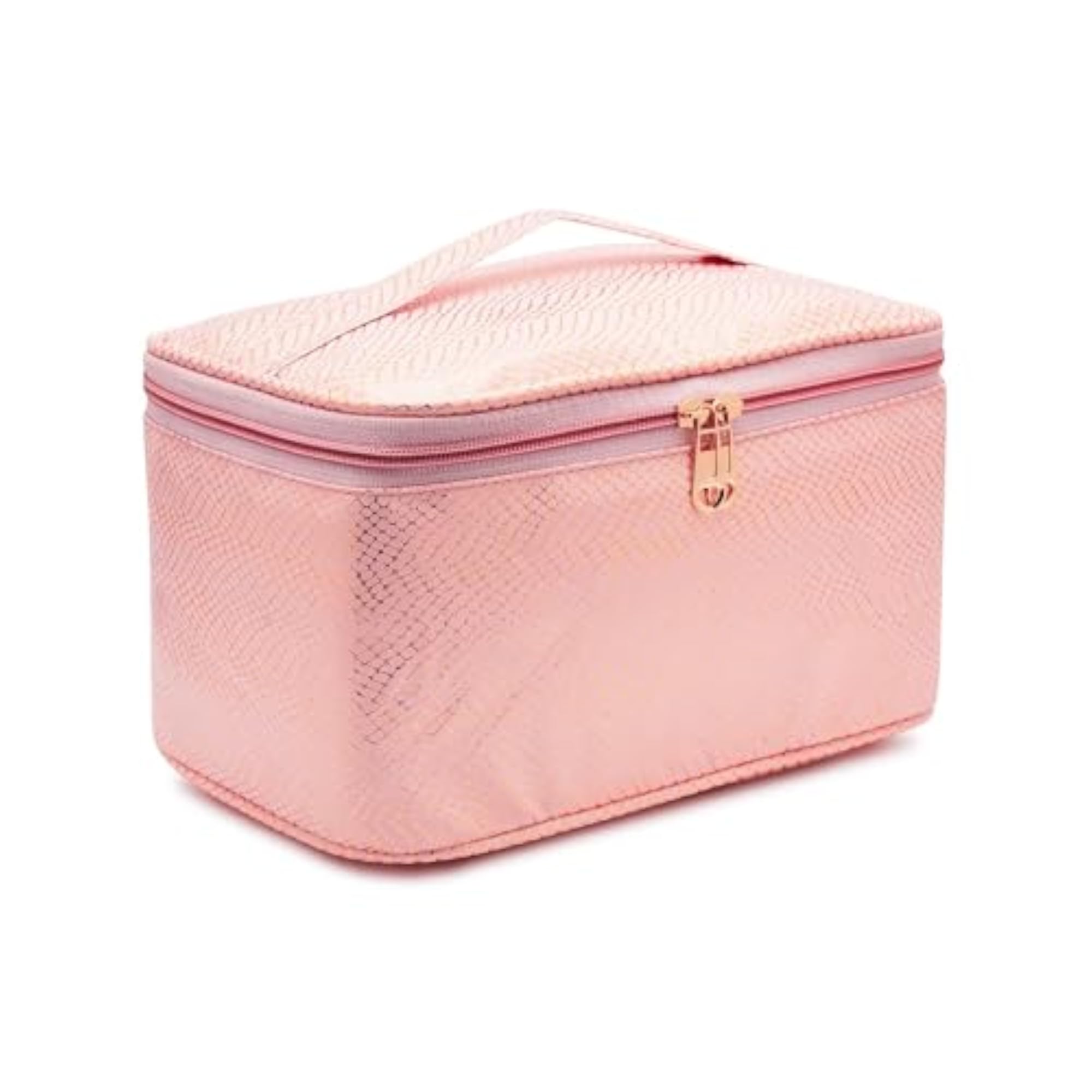 Women's Spacious PU Leather Cosmetic Bag, Waterproof
