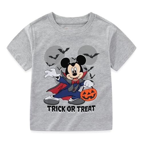 Disney Mickey Mouse Boys Halloween Short Sleeve T-Shirt for Toddler and Big Kids