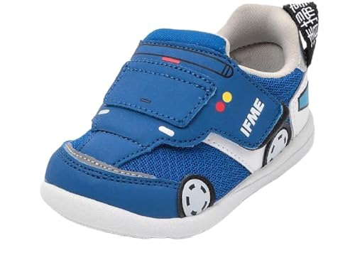 ［イフミー］ ベビーシューズ のりもの ベビー BLU 14.5 cm 3E