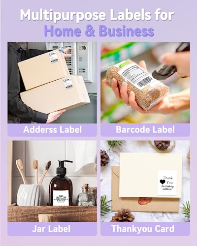 Image of Phomemo Labels- 3 Rolls Thermal Label for M220 /M221 /M250 /M200 /M260 Thermal Paper 2.36 inchx 3.14 inch(60x80mm)- M220 Labels Multi-Purpose Sticker Label for Logo /Barcode /Stickers /Address