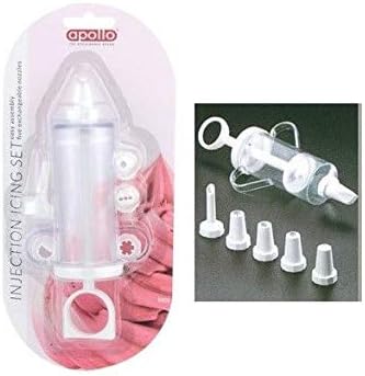 Apollo Injection Icing Set with 6 different nozzles : Amazon.co.uk ...