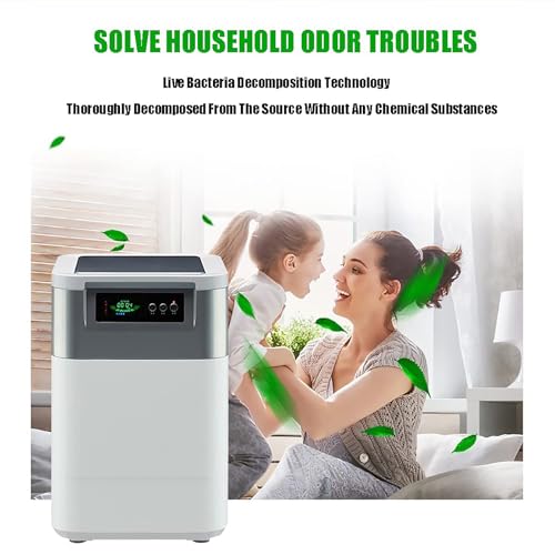 Electric Composter for Kitchen, 15L Large Capacity Odourless Smart Compost Bin, Converts Garbage to Compost, Automatic Food Waste Cycler Disposal Machine for Commercial Use - Image 5