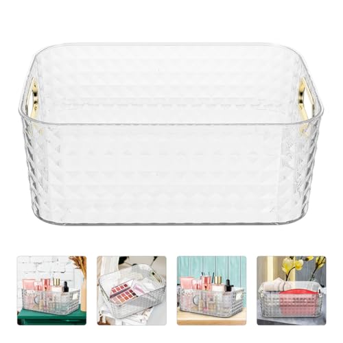 Présentoir maquillage en plastique transparent résistant et durable