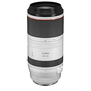 Canon RF100-500mm F4.5-7.1 L is USM Lens, Super-Telephoto Zoom Lens, Compatible with EOS R Series Mirrorless Cameras, White