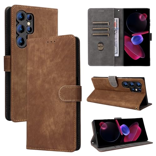 X}zP[X Ή@ for Oukitel C61 / C61 Pro [RFID ubN] J[h z_[ztbv LbN X^hdbP[X Brown