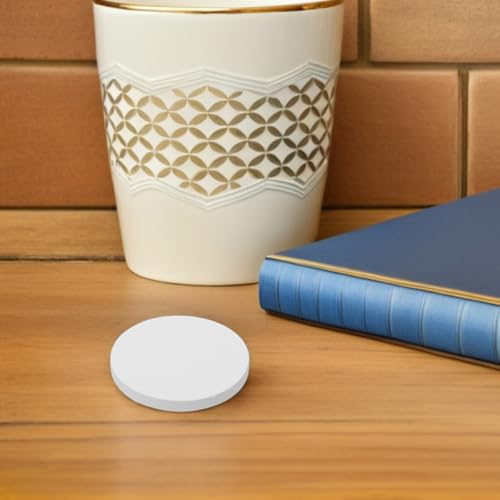 ARTIBETTER Brennofenmatte Keramikplatte Ø 9,5cm aus Aluminiumoxid Hitzebeständig und Antihaftbeschichtet für Töpferofen Elektrischen Brennofen und Glasurbrand