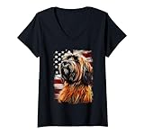 Funny American Flag Welsh Briard Design