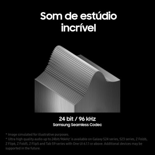 Samsung Galaxy Buds3 Pro, Fone de Ouvido sem fio, Cancelamento de Ruído Inteligente, Galaxy AI - Cin