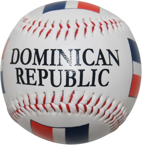 CityDreamShop Dominican Republic Flag Souvenir Baseball