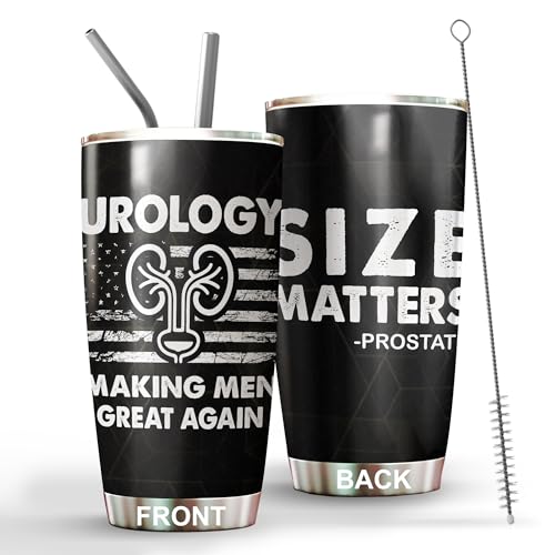 Urologist Tumbler Stainless Steel 20oz, Making Men Great Size Mat...