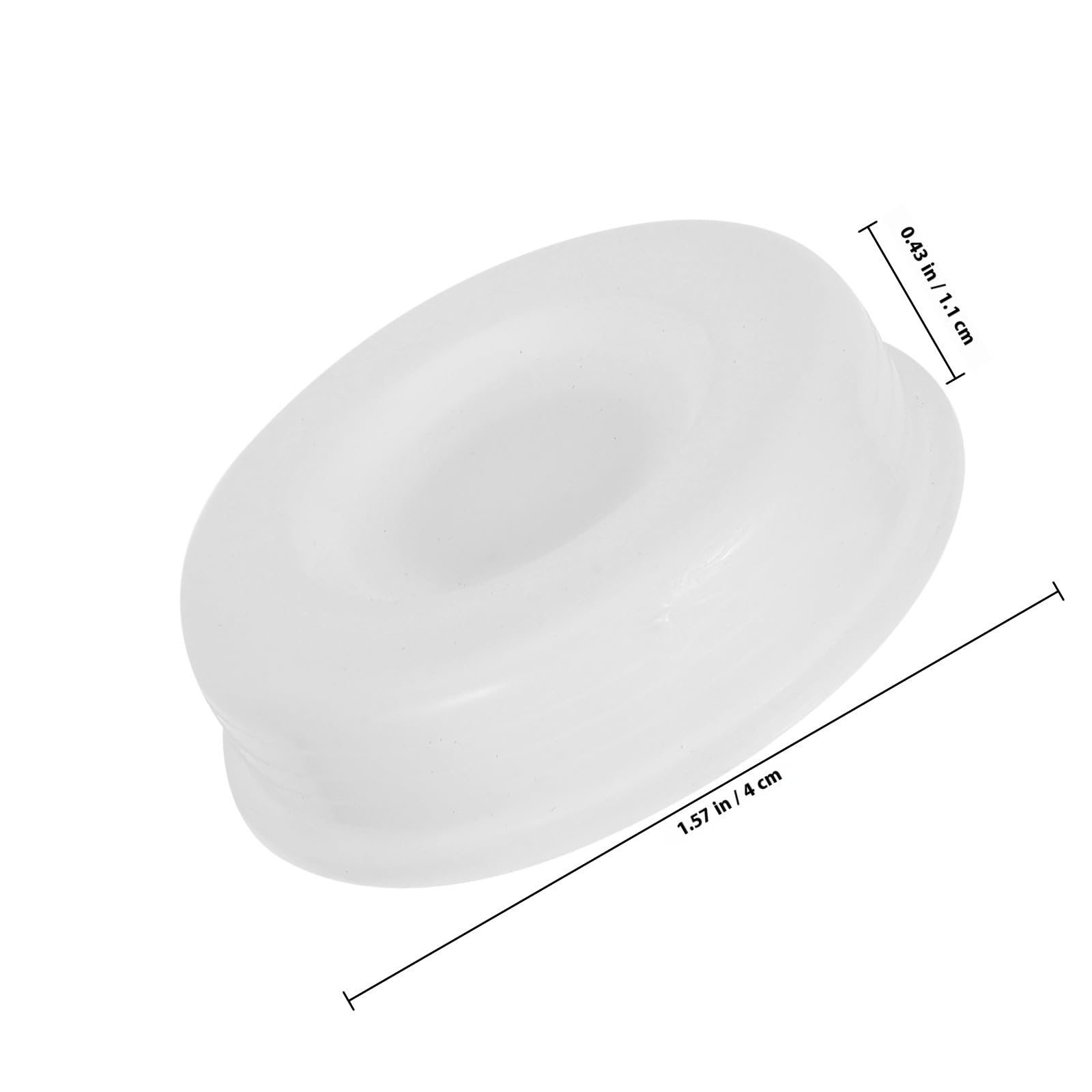Veemoon Bouchons Ronds en Plastique Blanc pour Tubes D'affiches et Tubes D'expédition, Résistants aux Dommages, Faciles à Installer, Lot de 20 Pièces